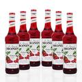 Monin Raspberry Syrup 70cl Bottle - Set of 6 - Raspberry Syrup Flavouring for Cocktails