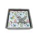 Mariposa Gregarious Garden Hummingbird Beaded Napkin Holder Metal in Gray/Green | 1.5 H x 5.75 W x 5.75 D in | Wayfair 4021-C