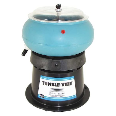 RAYTECH 23009R Vibratory Tumbler System,0.10 cu.ft.
