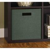 ClosetMaid Decorative Storage Fabric Bin Fabric in Green | 13 H x 13 W x 13 D in | Wayfair 7111