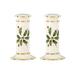 Lenox Holiday Archive Salt & Pepper Shaker Set China in Green/Red | 4 H in | Wayfair 840149