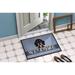 Caroline's Treasures Smooth Black & Tan Dachshund Welcome Non-Slip Outdoor Door Mat Synthetics | 18 W x 27 D in | Wayfair BB1401MAT