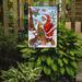 Caroline's Treasures Christmas Santa Claus handing out presents2-Sided Garden Flag, Polyester in Red/Gray | 15 H x 11 W in | Wayfair APH5444GF