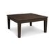 POLYWOOD® Newport 36" Conversation Outdoor Table Plastic in Brown | 17 H x 33.5 W x 33.5 D in | Wayfair MNT36MA