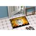 Caroline's Treasures Halloween Pomeranian Non-Slip Outdoor Door Mat Synthetics | 18 W x 27 D in | Wayfair BB1765MAT