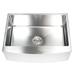 eModern Decor CozyBlock 30" L x 21" W Farmhouse/Apron Kitchen Sink w/ Accessories in Gray | 10 H x 30 W x 21 D in | Wayfair EFS3021-R