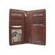 VISCONTI Tuscany Collection Carrara Leather Jacket Wallet RFID Protection TSC45 Tan