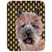 Caroline's Treasures Halloween Candy Corn Norwich Terrier Glass Cutting Board Glass | 0.15 H x 11.25 W x 15.38 D in | Wayfair SC9662LCB