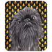 Caroline's Treasures Halloween Candy Corn Brussels Griffon Glass Cutting Board Glass | 0.15 H x 11.25 W in | Wayfair SC9531LCB