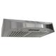 KOBE CHX3830SQBD-3 Brillia 30-inch Ductless Under Cabinet Range Hood 3-Speed 400 CFM LED Lights Baffle Filters