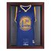 Golden State Warriors Record Breaking Season Logo Mahogany Framed Jersey Display Case