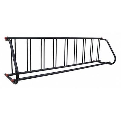 ZORO SELECT 45MK37 Bike Rack,Black,112 in. L,9-Bike