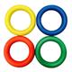 Quoits Hoop Sponge Rubber Colored Rings set of 4*5 Traditional Fun Play Throw Game (20)