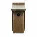 NewTechWood 13 in x 6.5 in x 7.5 in Birdhouse Wood in Brown/Indigo | 13.19 H x 6.5 W x 7.48 D in | Wayfair BH-A