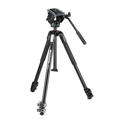 Manfrotto MT190X3 3-Section Aluminum Tripod with M...