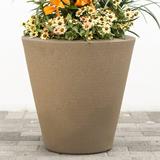 Crescent Garden Dot Self Watering Plastic Pot Planter in Brown | 26.04 H x 26 W x 26 D in | Wayfair A596544