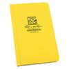 RITE IN THE RAIN 370F-M Pocket Notebook,80 Sheets,Yellow Cover