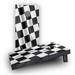 Custom Cornhole Boards Full Size Checkered Flag Cornhole Game Manufactured Wood in Brown | 48 H x 24 W x 4 D in | Wayfair CCB175-2x4-AW-RH
