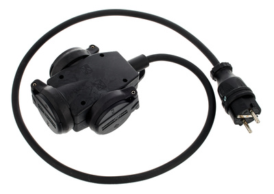 Stairville Extension 3-Fold 1m 1,5mm²