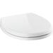 Delta Wycliffe Round Toilet Seat Plastic Toilet Seats | 2 H x 16.5 W x 14.25 D in | Wayfair 801901-WH