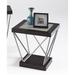 Latitude Run® Carrington End Table Wood in Black/Brown | 24 H x 24 W x 24 D in | Wayfair LTRN3253 28742826