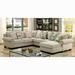 Multi Color Sectional - Darby Home Co Sorensen 125.25" Wide Chenille Left Hand Facing Sofa & Chaise Chenille | 37.5 H x 125.25 W x 97 D in | Wayfair