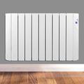Futura Oil Filled Electric Radiator Panel Heater 24/7 Day Timer Lot 20 Wall Mounted Low Energy Retention Electric Heater for home Slimline Efficient Convector Heater Digital thermostat