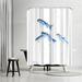 Americanflat 71" x 74" Shower Curtain, Danio, Zebra fish by Suren Nersisyan Polyester/Cotton Blend | 74 H x 71 W in | Wayfair A108P889SHOW7174