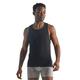 Icebreaker Men's Anatomica Tank Top - Running Vest - Merino Wool Underwear - Black/Monsoon, S