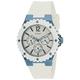 Guess Womens Multi dial Quartz Watch with Silicone Strap W0149L6