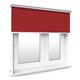 Tropik Home Red Thermal Blackout Window Roller Blind Available in 16 Width Sizes, 115cm wide (plus 4.5cm fittings)