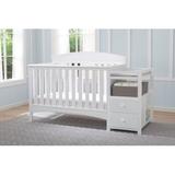 Delta Children Abby 4-in-1 Convertible Crib Wood in White | 43.75 H x 31.25 W x 28 D in | Wayfair 530160-130