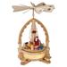 The Holiday Aisle® Richard Glaesser Santa w/ Toys Pyramid Wood in Brown | 11 H x 8 W x 7 D in | Wayfair A071A8C12B9448639642C2CB3B314126