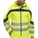 ETON HI-VIZ SOFT SHELL JACKET SATURN YELLOW / NAVY S