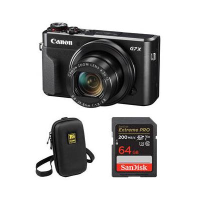 Canon PowerShot G7 X Mark II Digital Camera with Accessory Kit 1066C001-ACKT
