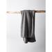 Coyuchi Cloud Loom 100% Cotton Hand Towel Terry Cloth/Turkish Cotton in Black | Wayfair 1019333