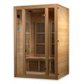 Dynamic Infrared Maxxus "Seattle" 2 Person FAR Infrared Sauna, Wood in Brown | 75 H x 41.3 W x 47.2 D in | Wayfair MX-J206-01