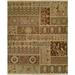 Brown/Green 48 x 0.5 in Indoor Area Rug - Wildon Home® Floral Handwoven Flatweave Wool Area Rug Wool | 48 W x 0.5 D in | Wayfair CST43155 29999165