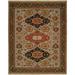 Black/Brown 48 x 0.5 in Indoor Area Rug - Wildon Home® Abstract Handwoven Flatweave Brown/Black Area Rug Cotton/Wool | 48 W x 0.5 D in | Wayfair