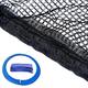 BodyRip Trampoline Pad and Net | Includes 8ft Pad and 8ft Net Only for 6 Poles | Safety Replacement Padding Pad Mat