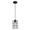 Westinghouse 61006 - 1 Light Oil Rubbed Bronze with Metal Cage Shade Light Fixture (1Lt Mini Pend ORB with Cage Sh)
