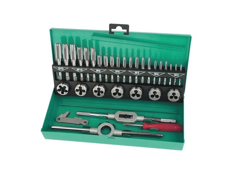 MANNESMANN Gewindeschneidsatz (32-tlg.) Gewindeschneidwerkzeugsatz M53250-B Image