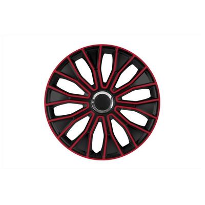 PETEX Satz 16 Zoll Voltec Pro Black schwarz/rot Radblenden RB548516 Image