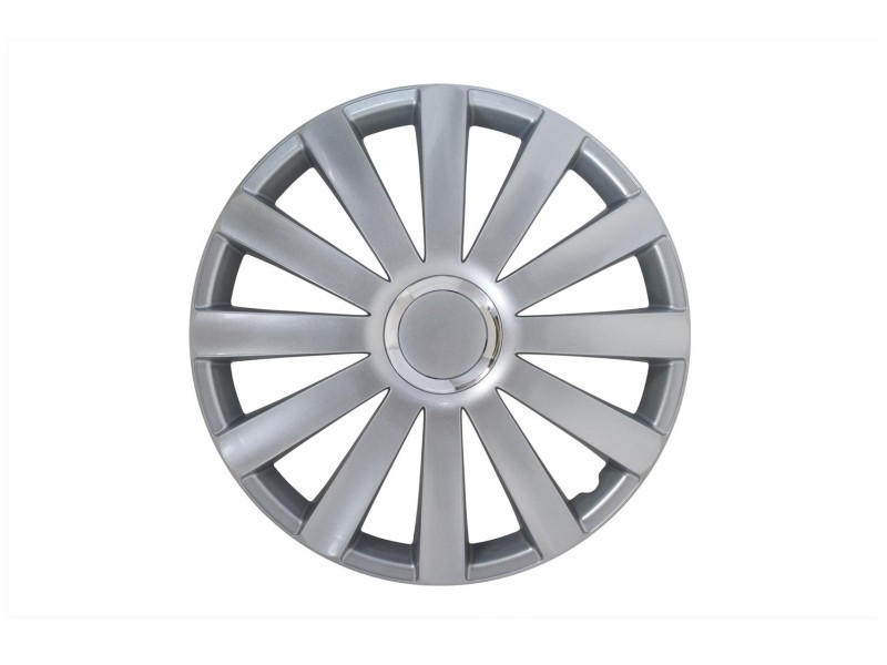 PETEX Satz 15 Zoll Spyder silber / Nylon RB536415 Radblenden Image