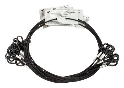 Stairville Safety Set 100cm/3mm Bk 10pcs