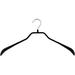 Mawa Bodyform Non-Slip Hanger for Dress/Shirt/Sweater Metal in Black | 8 H x 16.75 W in | Wayfair 16111