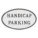 Montague Metal Products Inc. Handicap Parking Statement Garden Plaque Metal | 0.25 D in | Wayfair SP-16sm-W-WB