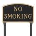 Montague Metal Products Inc. No Smoking Statement Garden Sign Metal | 13 H x 21 W x 0.25 D in | Wayfair SP-9L-BG-LS