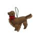 Arcadia Home Golden Retriever Hand-Knit Ornament in Brown/Red | 4 H in | Wayfair OAG