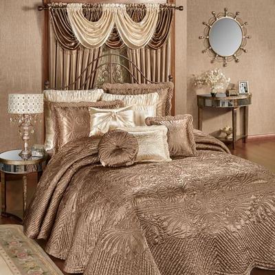 Portia II Grande Bedspread Smoky Topaz, King 24